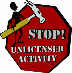 Unlicensed Activity Logo